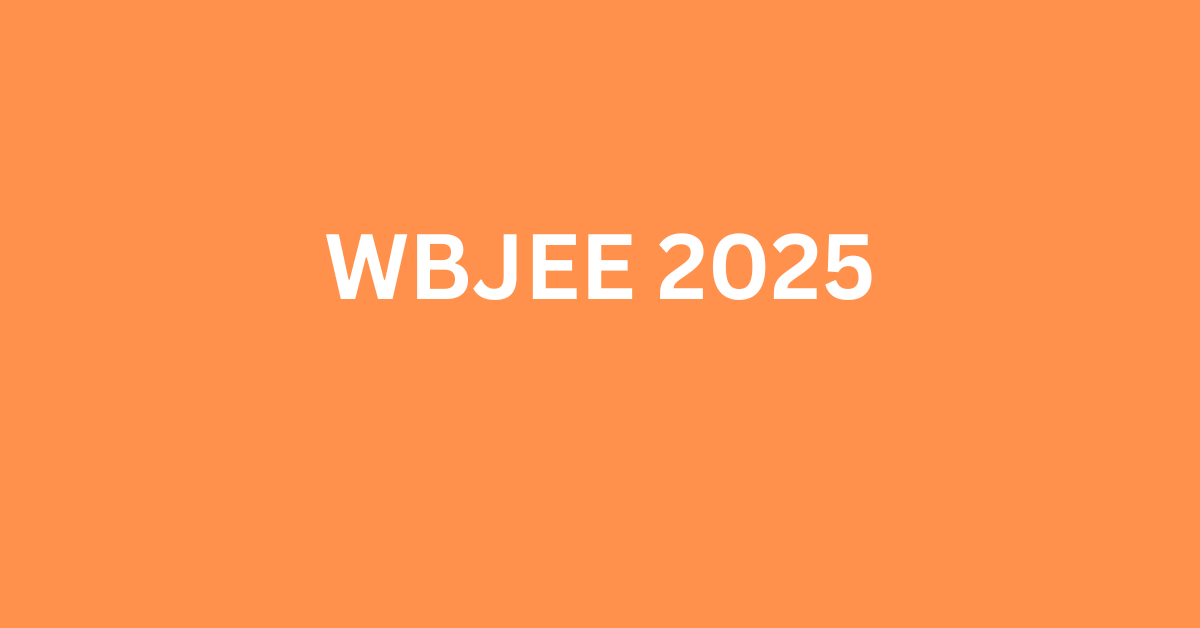 WBJEE 2025