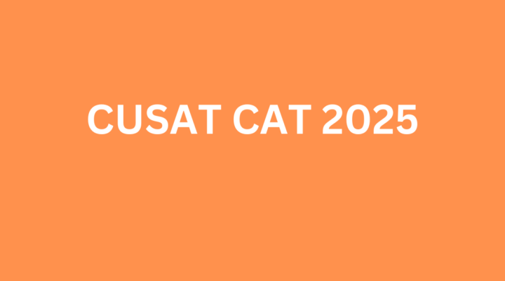 CUSAT CAT 2025