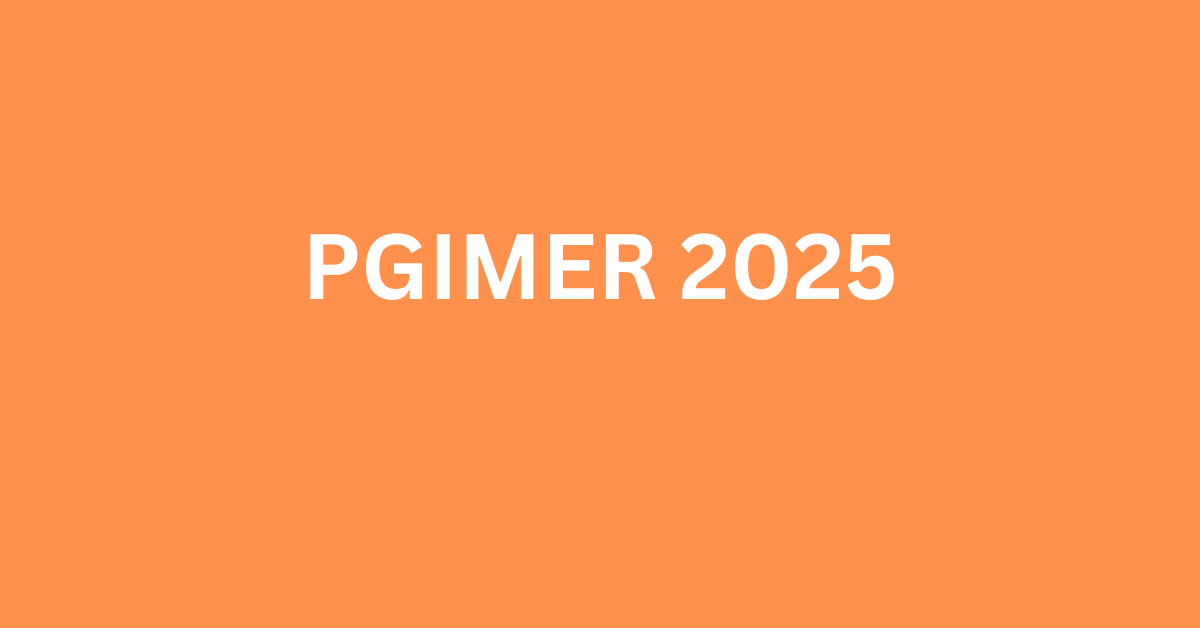 PGIMER 2025