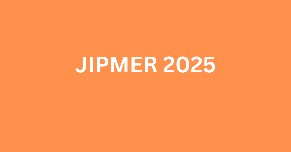 JIPMER 2025